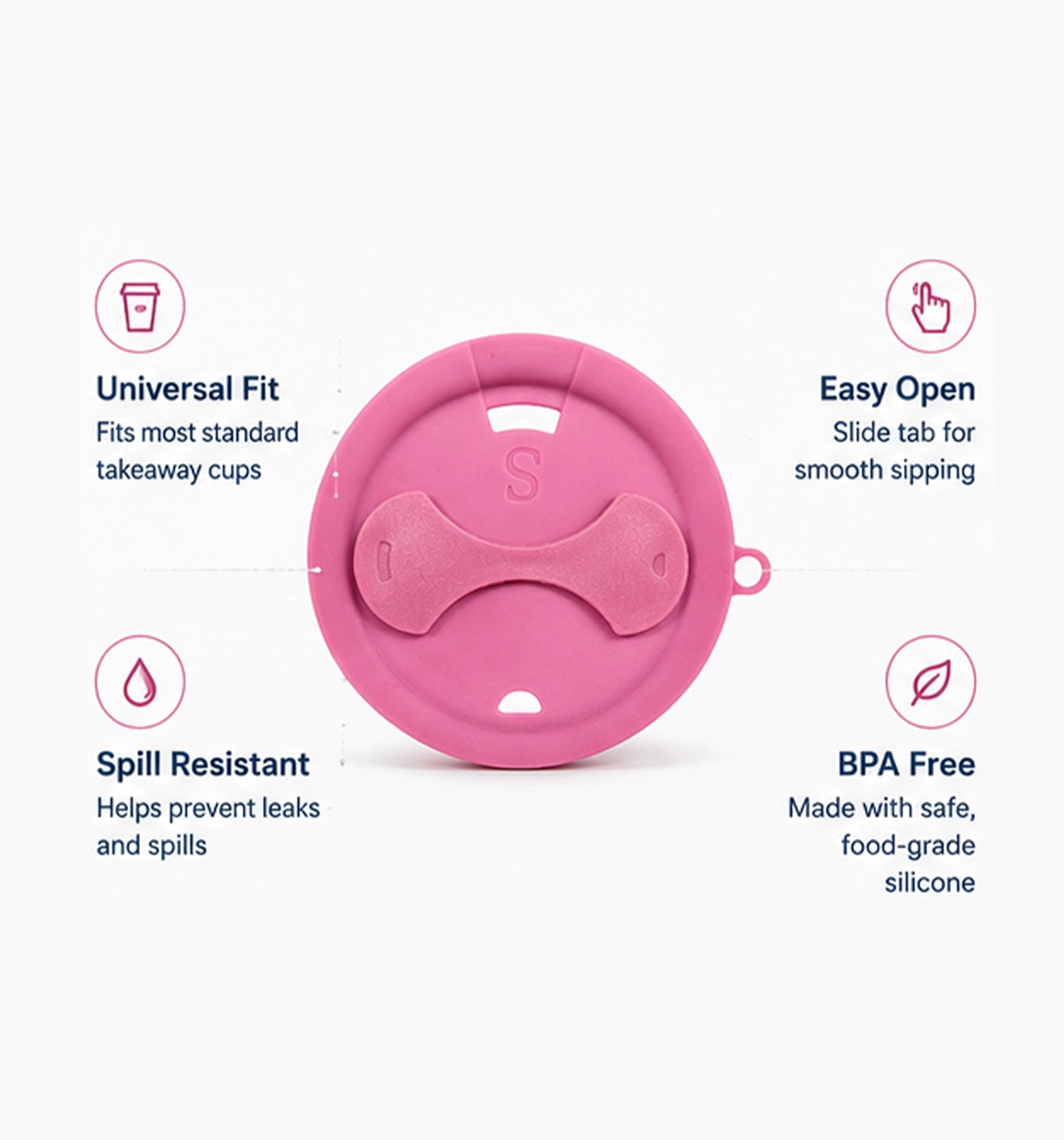 Universal Takeaway Cup Lid