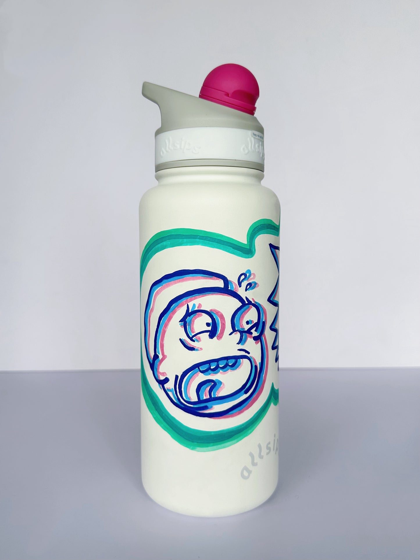 Hand-drawn Customized Bottle